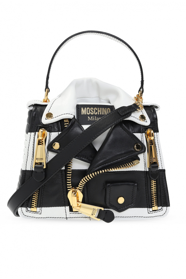 Moschino biker backpack best sale